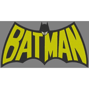 Batman Embroidery Design