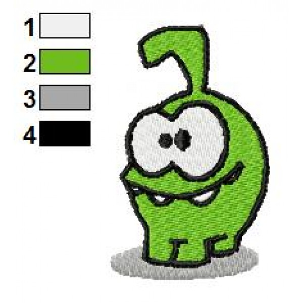 Cut The Rope Embroidery Design 02
