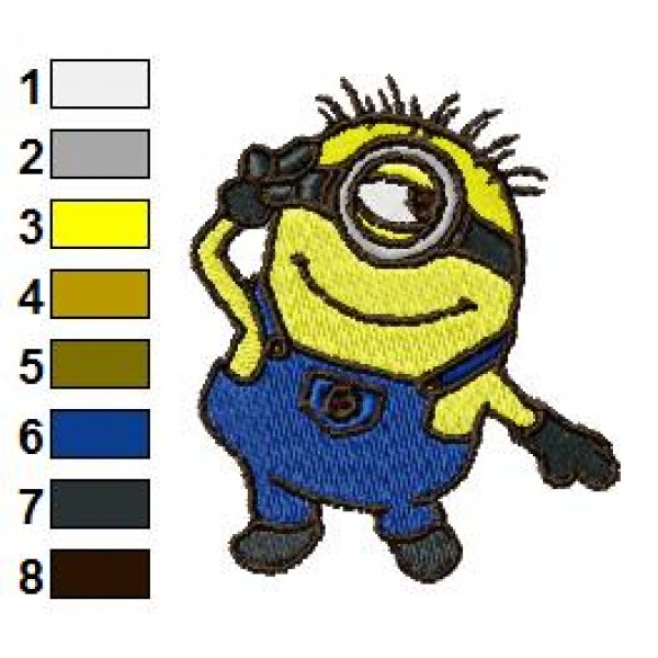 Despicable Me Embroidery Design