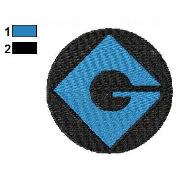 Despicable Me Logo Embroidery Design