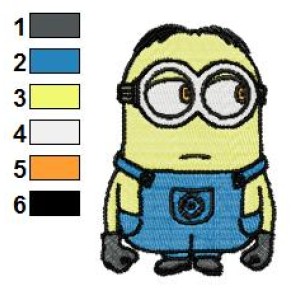 Despicable Me Minions 01 Embroidery Design