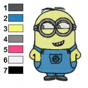 Despicable Me Minions 03 Embroidery Design