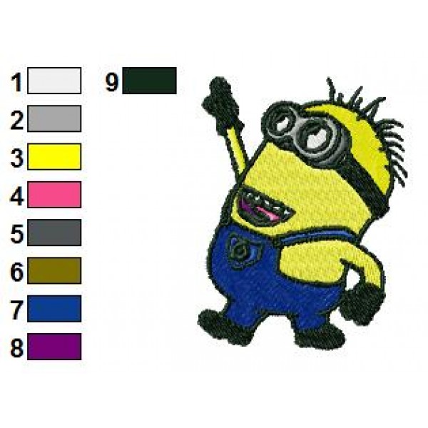 Perfect Despicable Me Embroidery Design