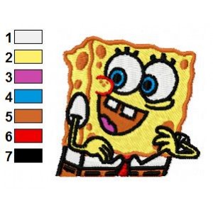 SpongeBob SquarePants Embroidery Design 30