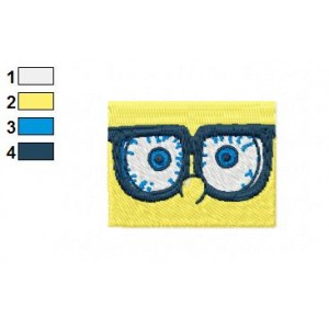 SpongeBob SquarePants Eyes Embroidery Design