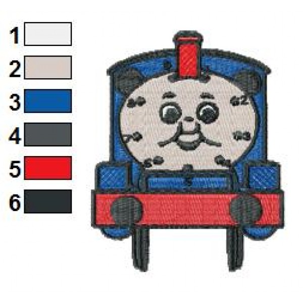 Thomas the Train Embroidery Design 04